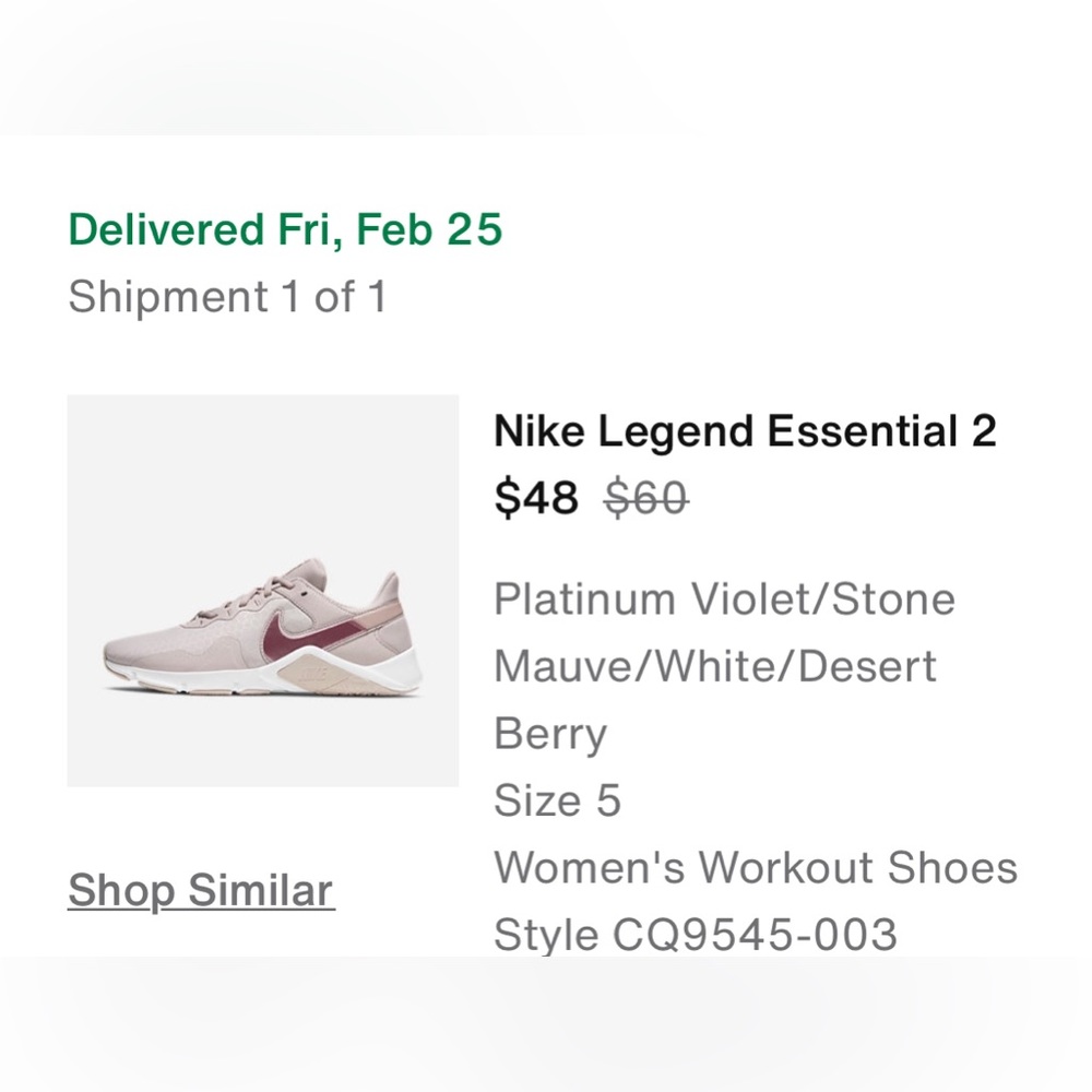 Women’s workout shoes